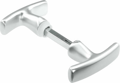 Garagentorgriff mit Innengriff, Alu F1, ergonomisch, 9x60 mm Set, 9x60 mm Set