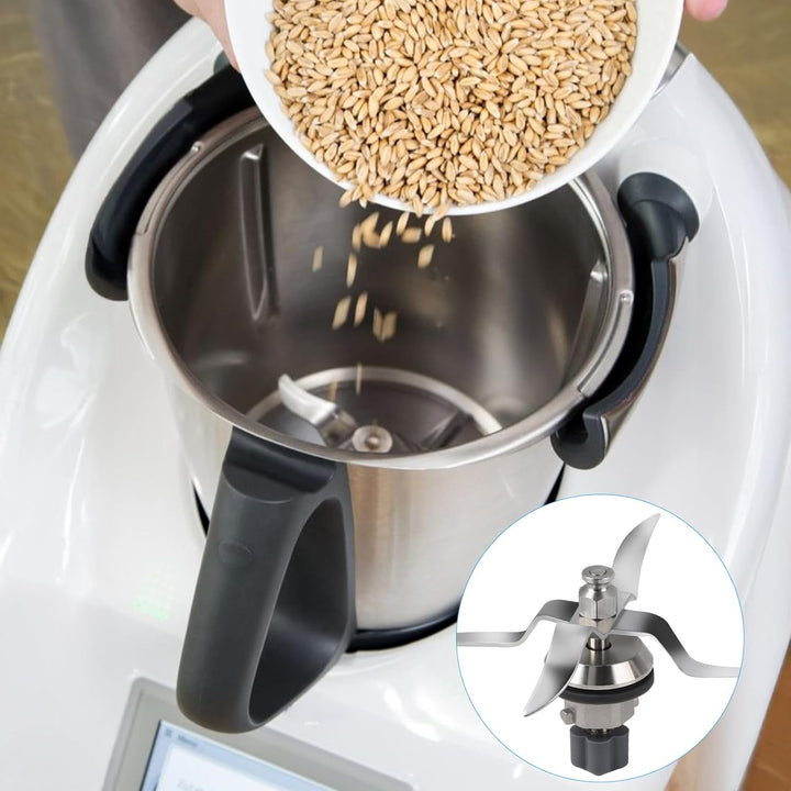 SWAWIS Ersatzmesser Mixmesser aus Edelstahl Kompatibel mit Silvercrest Monsieur Cuisine Connect und