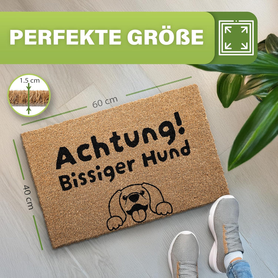 Fussmatte Kokos [Wetterfest] - extrem robust - Fussabtreter aussen - die Kokosmatte Fussmatte aussen