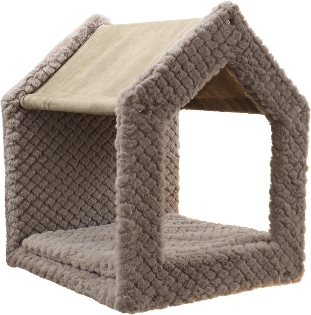 Kerbl Pet Kletterwand Monte Baldo, Wandkratzbaum, taupe, max. Belastbarkeit 10kg, 6-teilig, platzspa