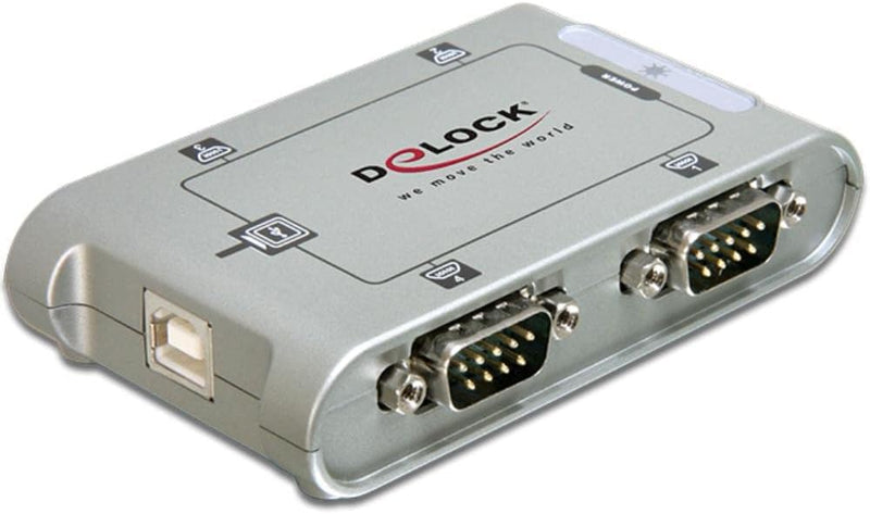 Delock USB 2.0 zu 4 x Seriell Adapter