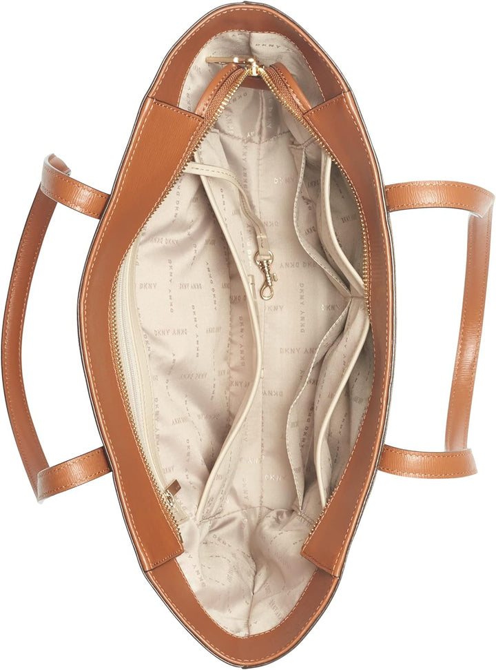 DKNY Damen Bryant Md Zip Tote, Einheitsgrösse Mocha Caramel, Mocha Caramel