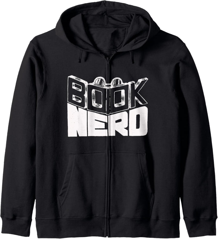 Book Nerd - Love to Read - Reader Reading Books Lover Quote Kapuzenjacke