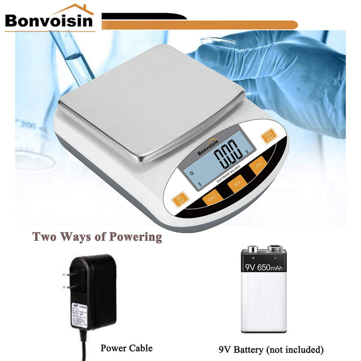 Bonvoisin 5000gx 0,01g Hochpräzise Elektronische Waage Laborwaage Digitale Präzisions-Analysenwaage