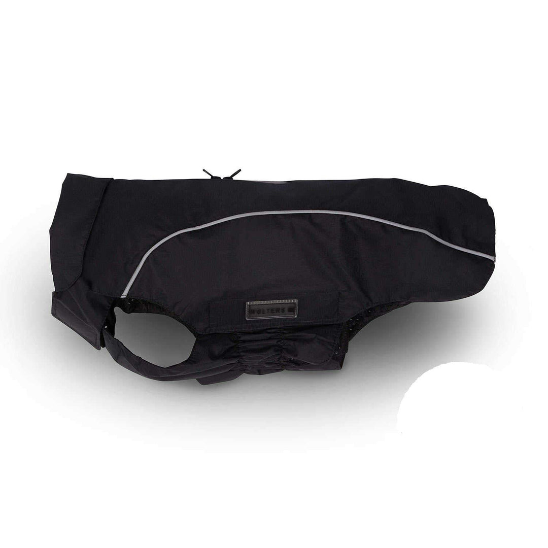 Wolters Regenjacke Easy Rain für Dackel, Grösse:34 cm, Farbe:schwarz/schwarz 34 schwarz/schwarz, 34