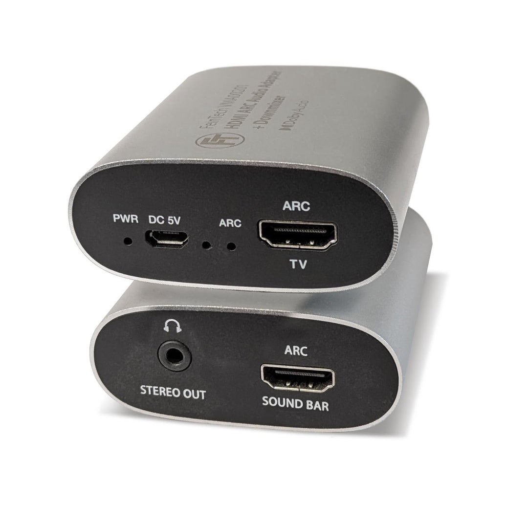 FeinTech VMA00201 HDMI-ARC Audio TV Adapter mit Dolby Digital Decoder Konverter für Kopfhörer Stereo