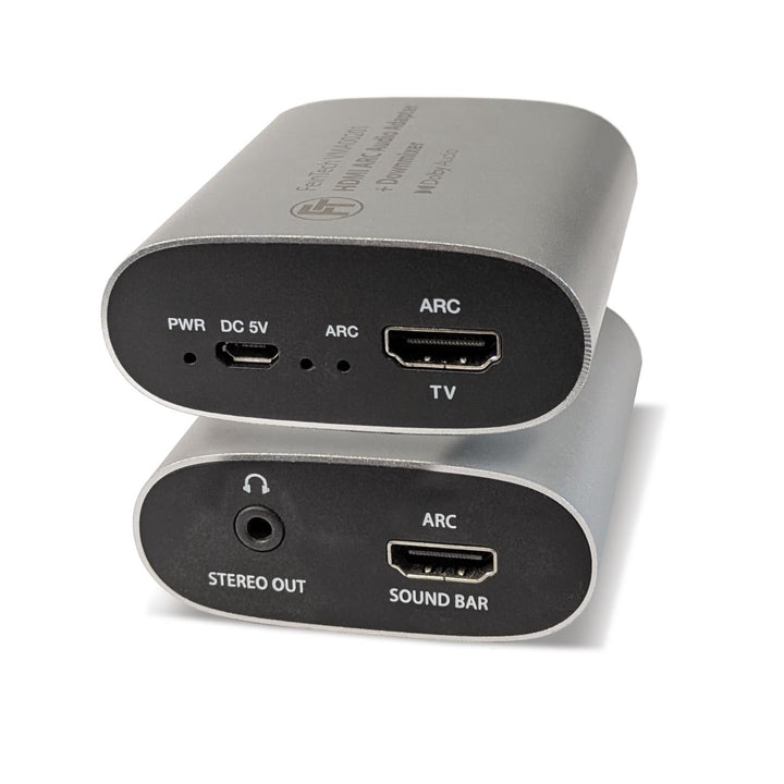 FeinTech VMA00201 HDMI-ARC Audio TV Adapter mit Dolby Digital Decoder Konverter für Kopfhörer Stereo