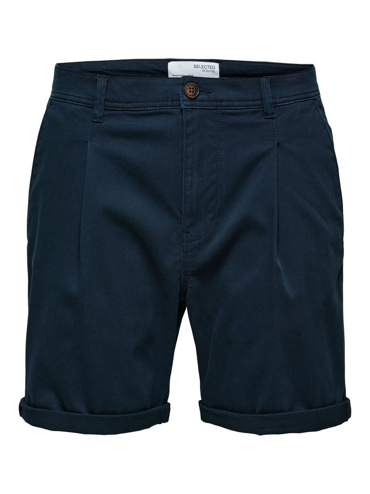 SELETED HOMME Herren Slhcomfort-Gabriel Shorts W Noos Chinoshorts, Dark Sapphire