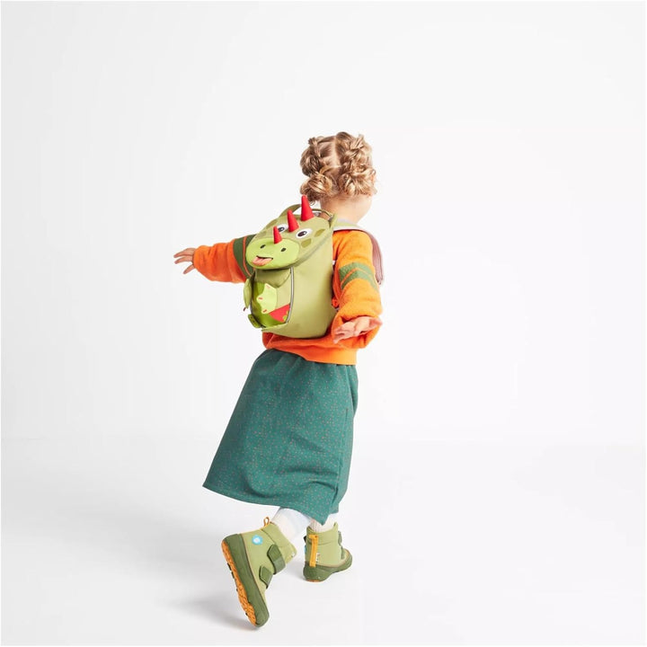 Affenzahn Unisex Kinder Little Friend Kinderrucksack 1 Stück (1er Pack) Drache - Grün