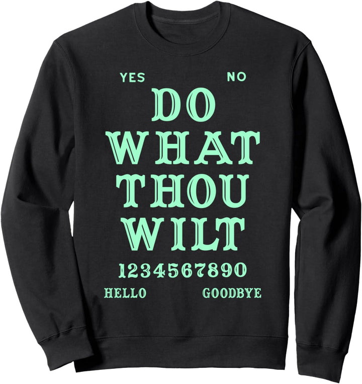 Ouija Board sprechender Geist Wicca Hexerei okkult Sweatshirt