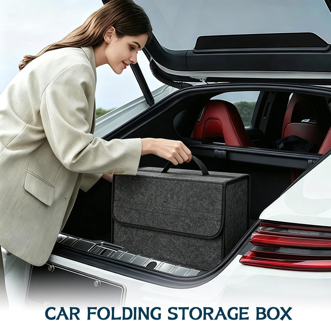 2 Stück Auto Kofferraum Organizer,Auto Organizer Toolbag,Kofferraumtasche | Faltbar Autotasche Koffe
