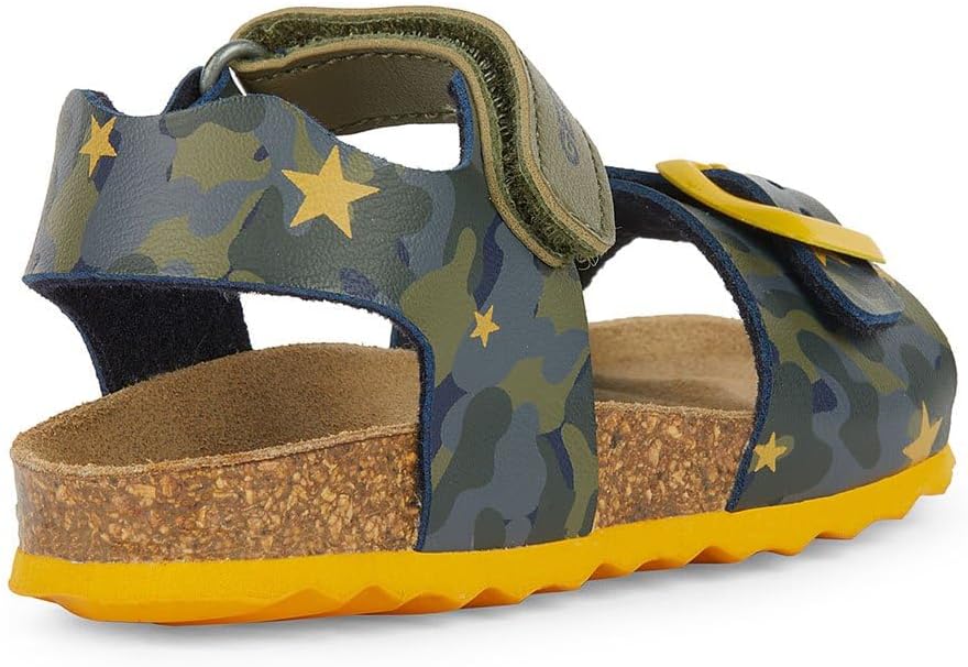 Geox Baby - Jungen B Sandal Chalki BoySandal 20 EU Sage Ochreyellow, 20 EU Sage Ochreyellow