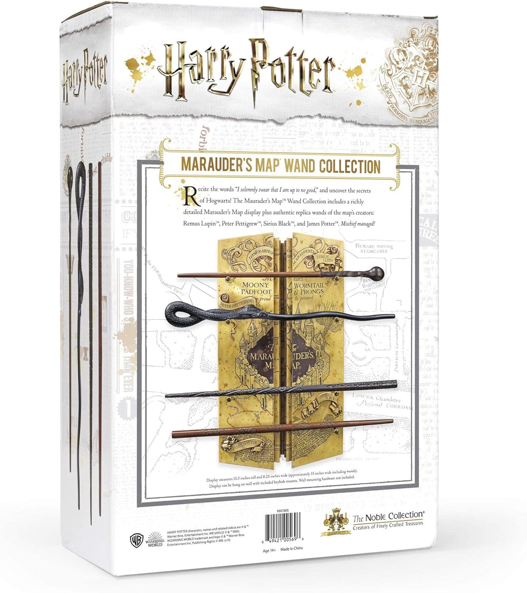 The Noble Collection The Marauder's Map Wand Collection