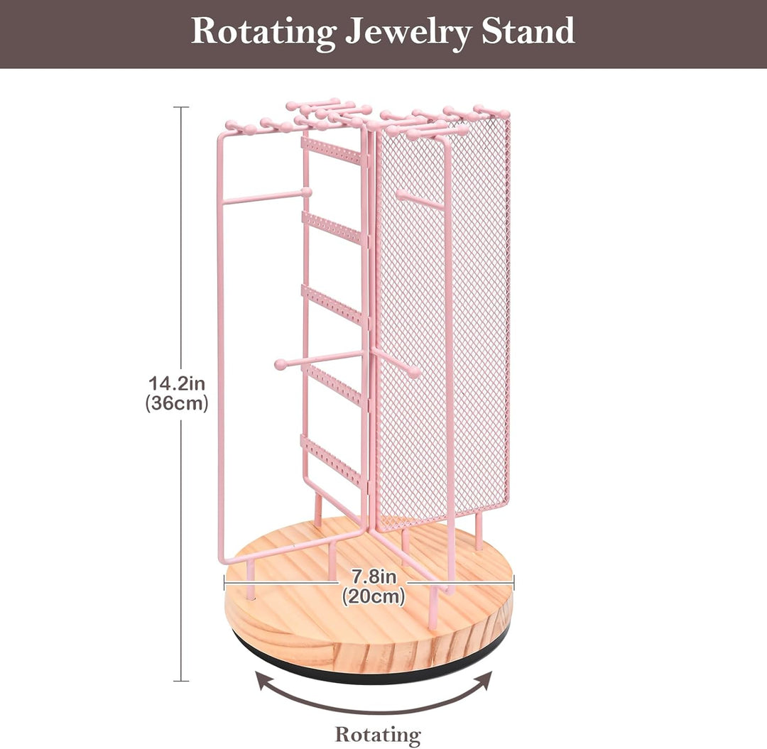 ProCase Schmuckständer Drehbarer Schmuckhalter Schmuckbaum Schmuckstander Jewelry Stand für Ohrring