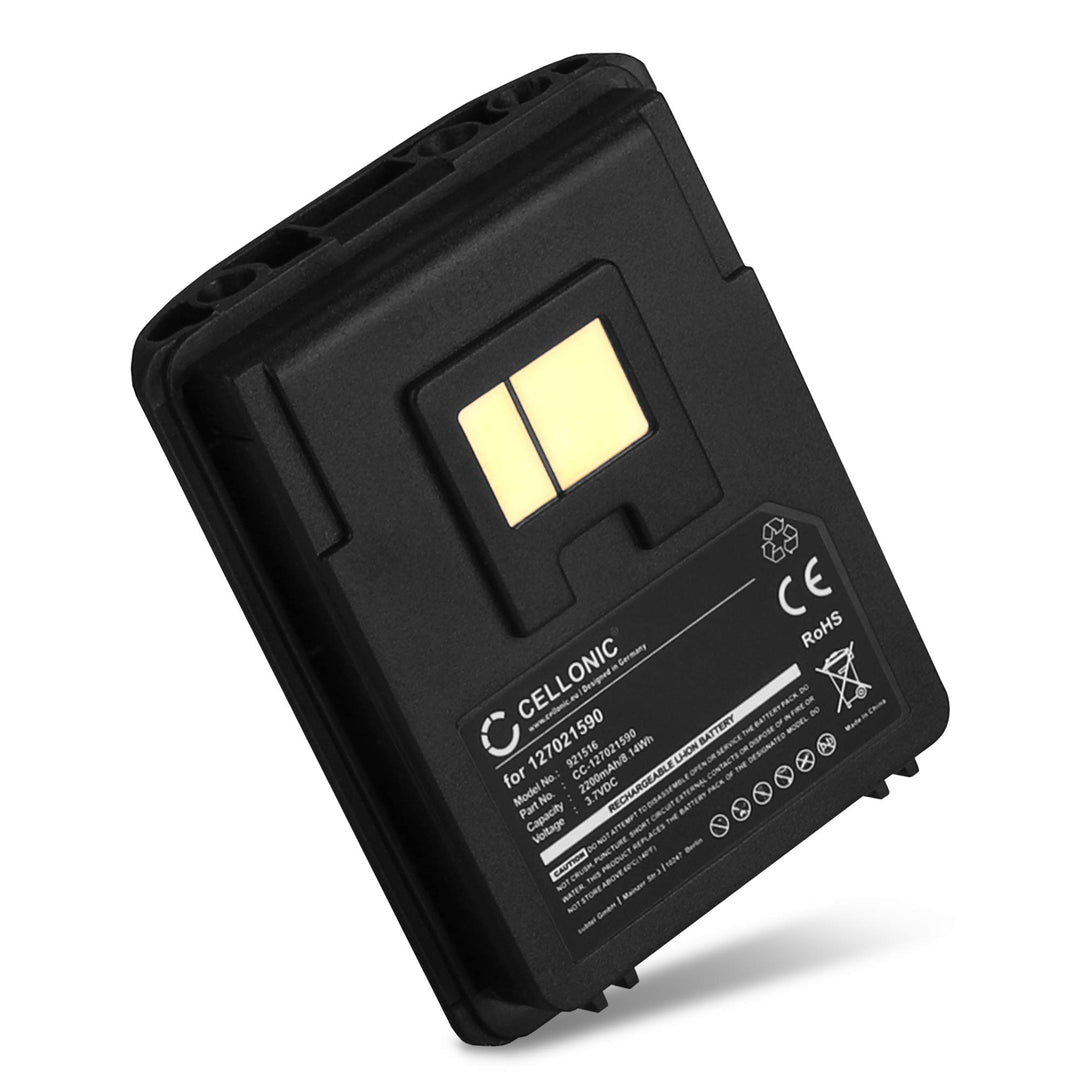 CELLONIC, Barcode-Scanner Akku kompatibel mit Datalogic Mobile Scorpio (2200mAh, 3.7V)