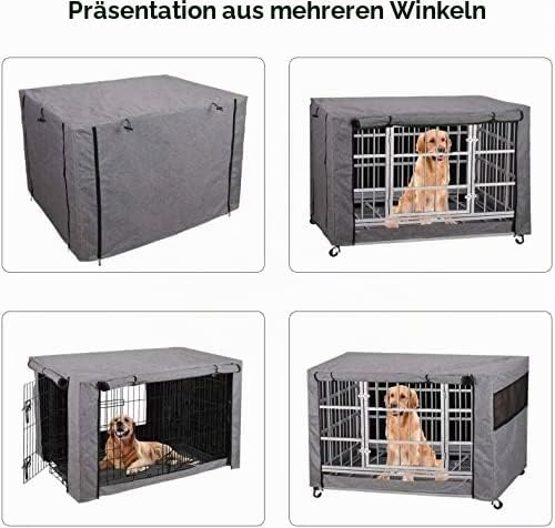chengsan Hundekäfigabdeckung, Hundekaefig Abdeckung, Hundebox Abdeckung, langlebig, Winddicht, Abdec