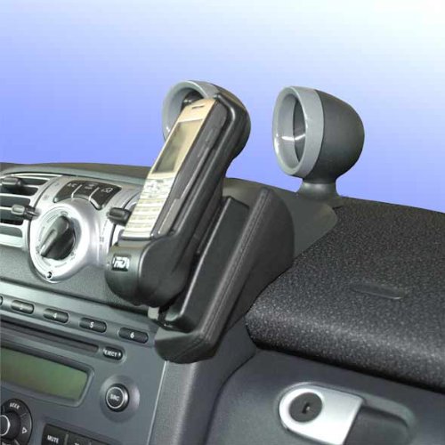 KUDA 091780 Halterung Echtleder schwarz für Mercedes Smart Fortwo (Reihe 451) ab 04/2007 bis 09/2010