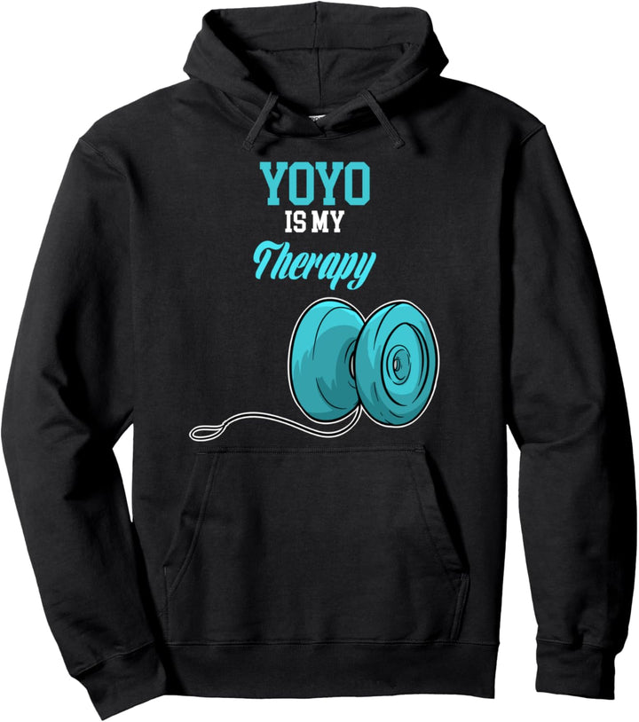Yoyo ist meine Therapie Witzig Retro Yo-Yo Pullover Hoodie