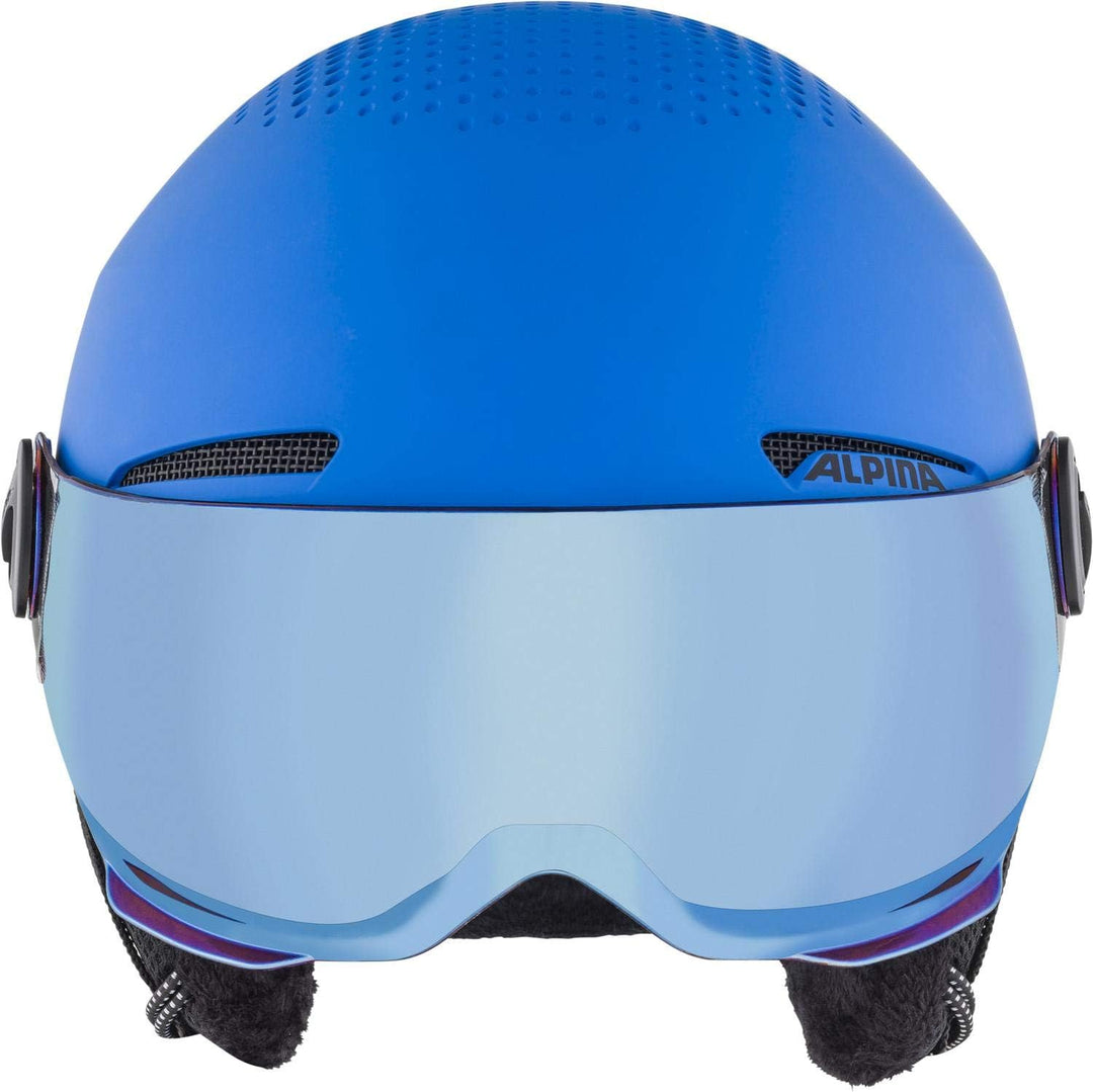 ALPINA ZUPO VISOR Q-LITE - Hochwertiger & Leichter Skihelm Mit Kontrastverstärkendem Visier Für Kind