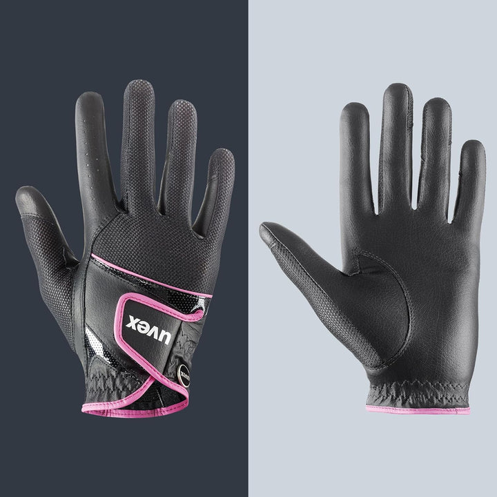 uvex Unisex – Erwachsene Sumair Reithandschuhe 8.5 black-pink, 8.5 black-pink
