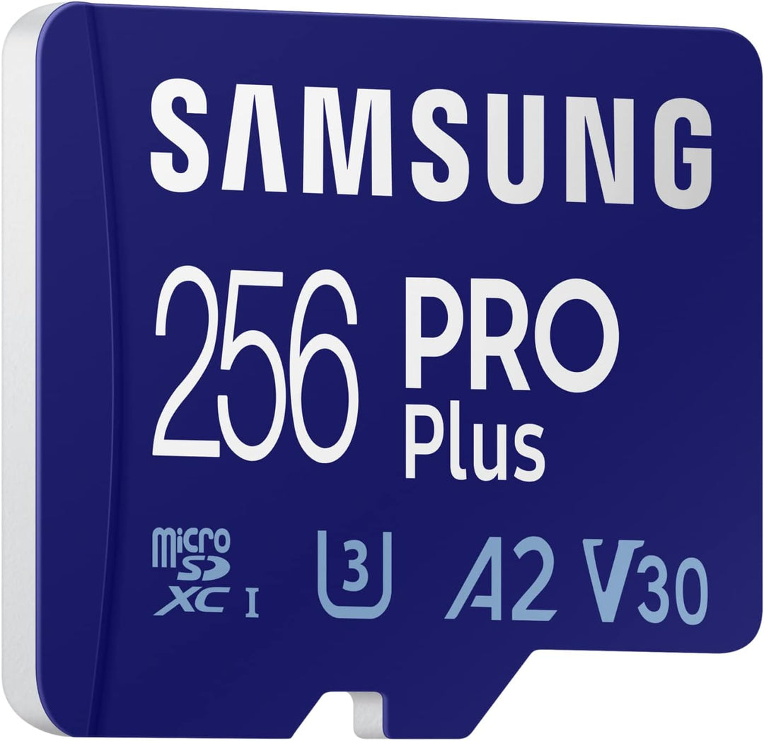 Samsung PRO Plus microSD Speicherkarte (MB-MD256KA/EU), 256 GB, UHS-I U3, Full HD & 4K UHD, 160 MB/s
