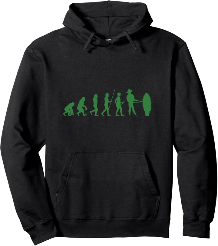 Gärtner Evolution Garten Gartenbau Giesskanne Busch Geschenk Pullover Hoodie