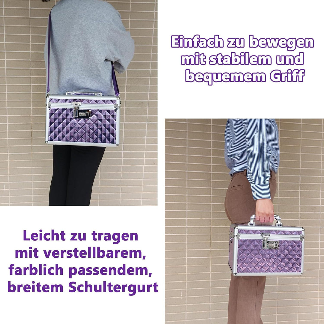 Aufbewahrungsbox mit Zahlenschloss, abschliessbare Medikamentenbox, leere Erste-Hilfe-Box, Sicherhei