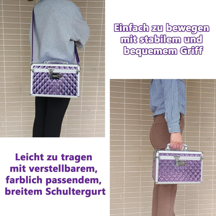 Aufbewahrungsbox mit Zahlenschloss, abschliessbare Medikamentenbox, leere Erste-Hilfe-Box, Sicherhei