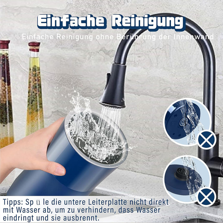 Huogary Milchaufschäumer Einfacher Milchaufschäumer und Dampfer 2-in-1 Milchdampfer mit heissem Milc