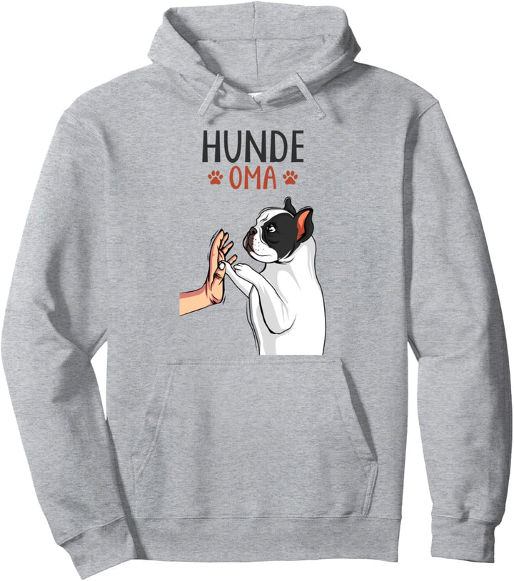 Hunde Oma - Französische Bulldogge Frenchie Hund Frauchen Pullover Hoodie