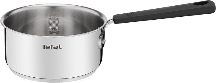 Tefal G7376S Opti'Space Topfset 6-teilig | Stielkasserolle 16 cm (inkl. Deckel) | Kochtöpfe 20/24 cm