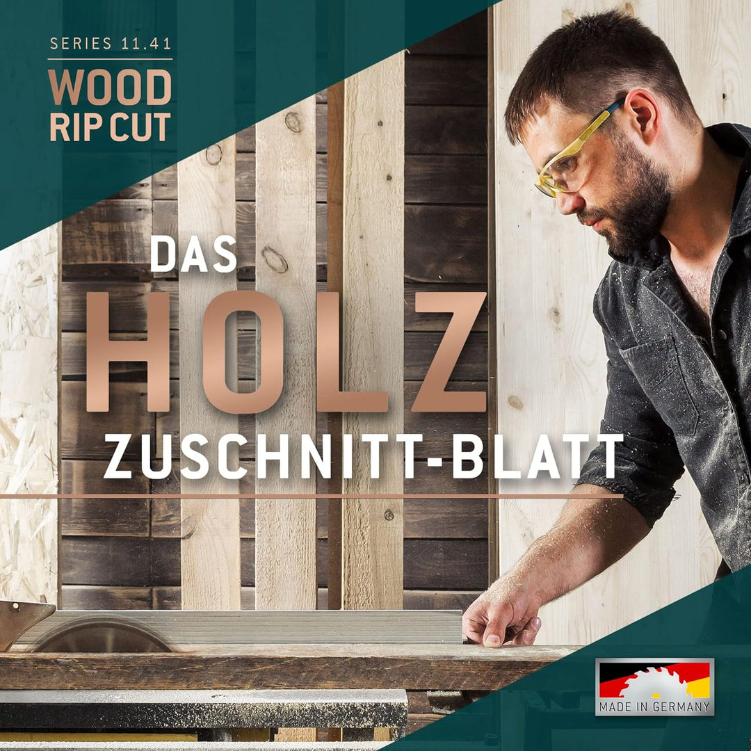 Bayerwald - HM Kreissägeblatt - Ø 550 mm x 4 mm x 30 mm | Langschnitt Flachzahn (36 Zähne) | präzise