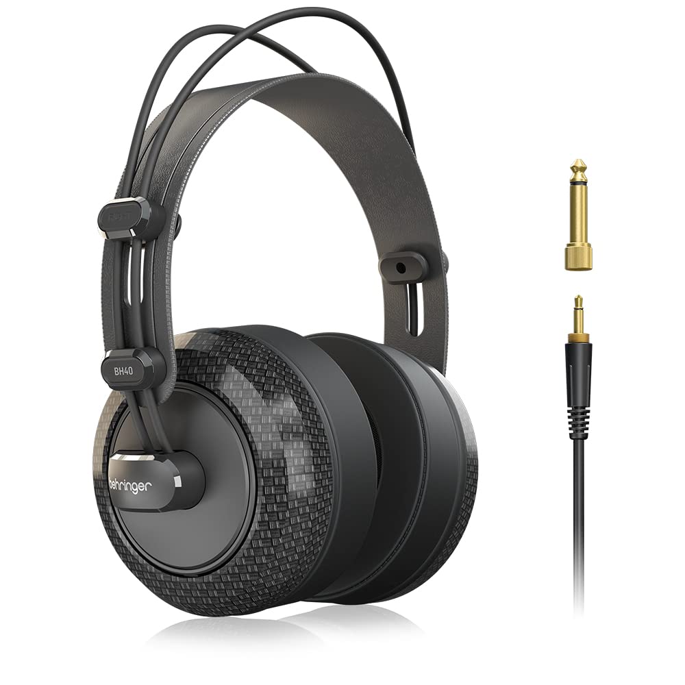 Behringer BH40 Premium 40 mm ohrumschliessender High-Fidelity-Kopfhörer
