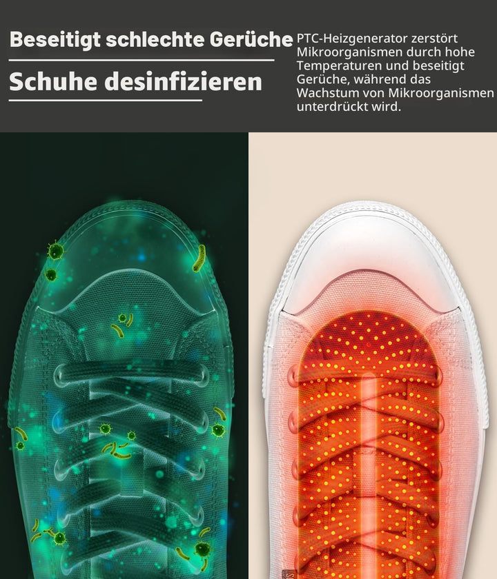 Snowpea Elektrischer Schuhtrockner, elektrischer Skischuhtrockner, Trainertrockner für Schuhe, Arbei