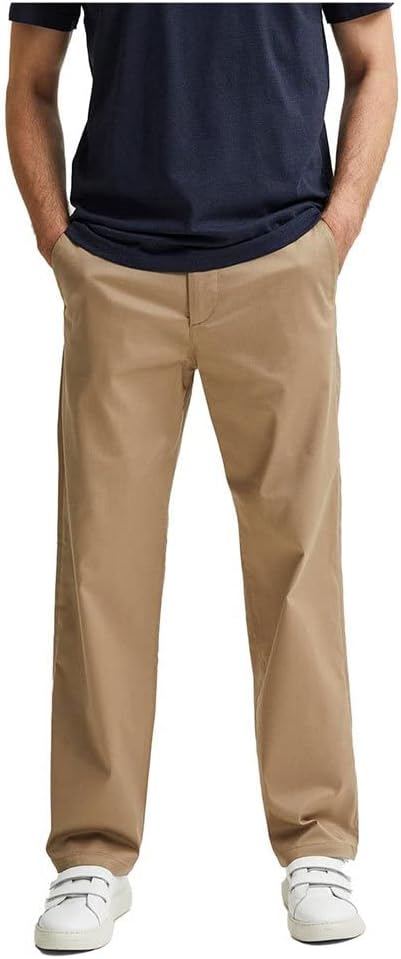 Selected Homme Loose 220 Flex Pants 32 Chinchilla, 32 Chinchilla