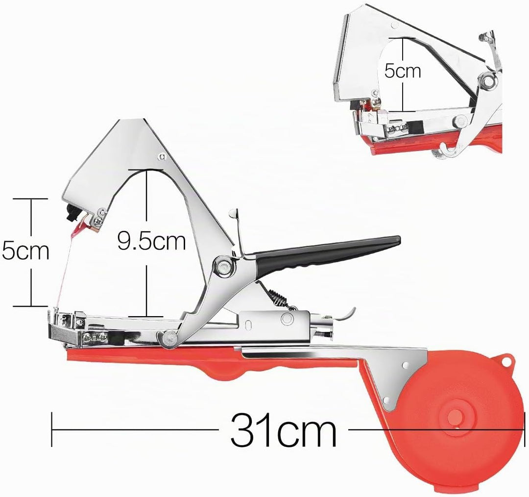 Bindezange für Pflanzen, Pflanzenbindemaschine Bandzange Tapetool Handbindemaschine für Weinberg Tom