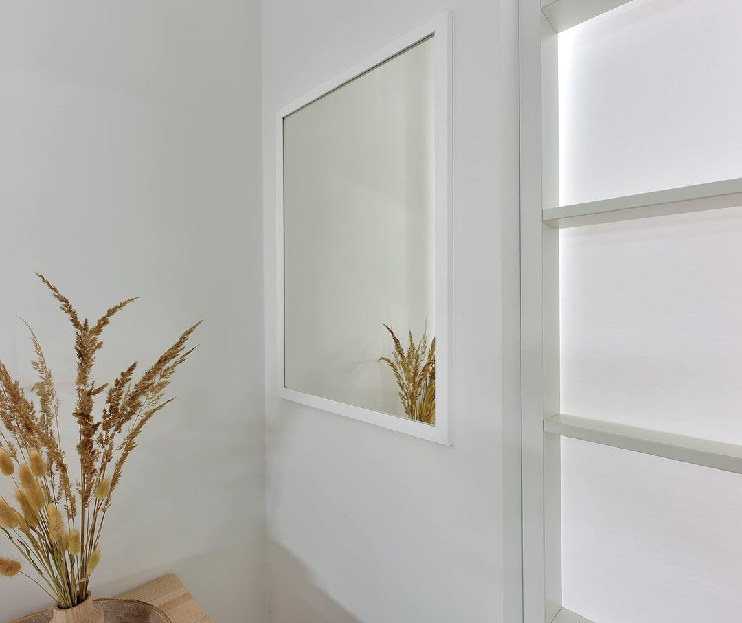 nielsen HOME Wandspiegel Oslo, Weiss, MDF, ca. 50x150 cm Weiss 50 x 150 cm, Weiss 50 x 150 cm