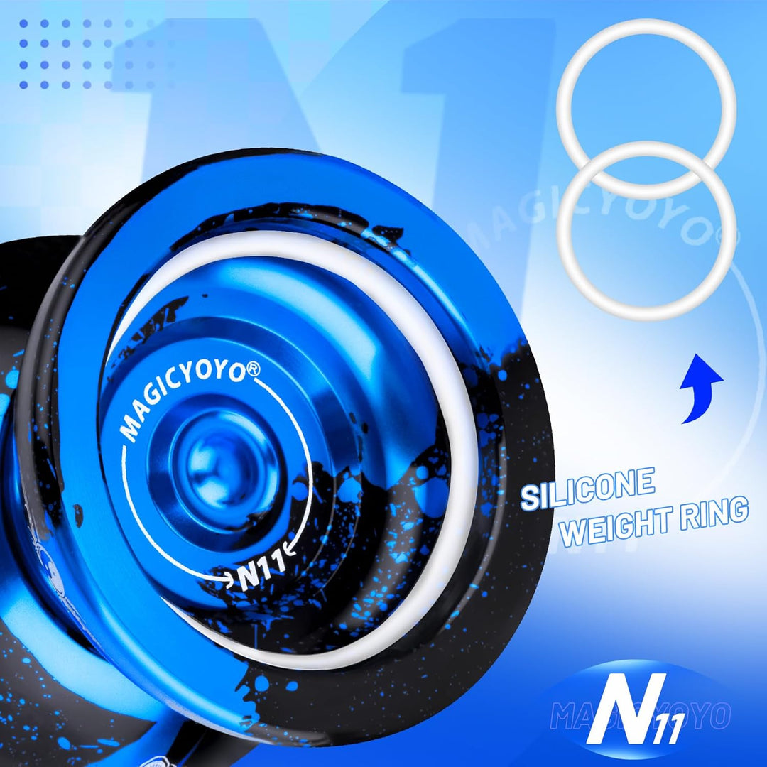 MAGICYOYO Responsive JoJo für Kinder, Professionelles YoYo N11 Plus mit Dual Purpose Modus, Metall J