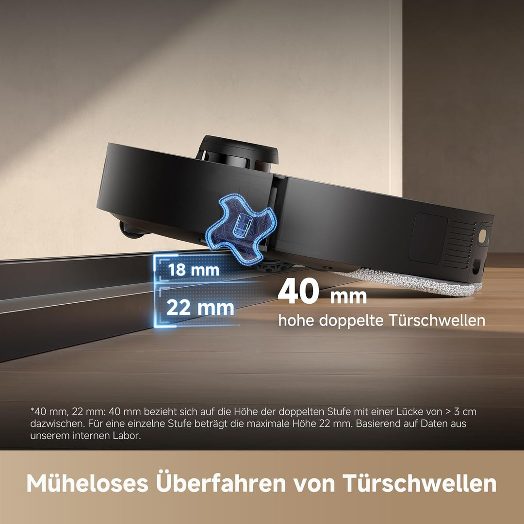 dreame L40s Pro Ultra Saugroboter, selbstreinigende Wischmopps, 19.000 Pa Saugkraft, 100% Detangling