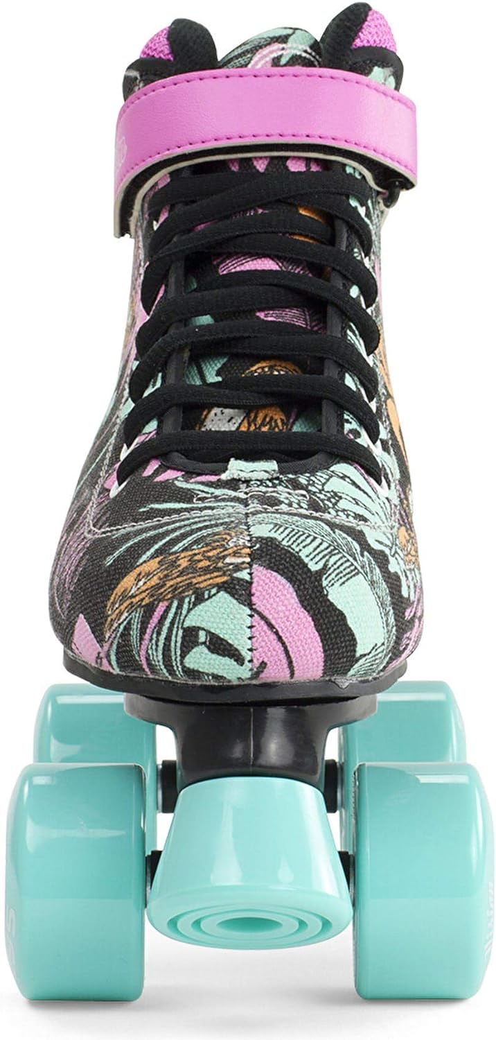 SFR Vision Canvas Rollschuhe Disco Roller Kinder floral floral, 33