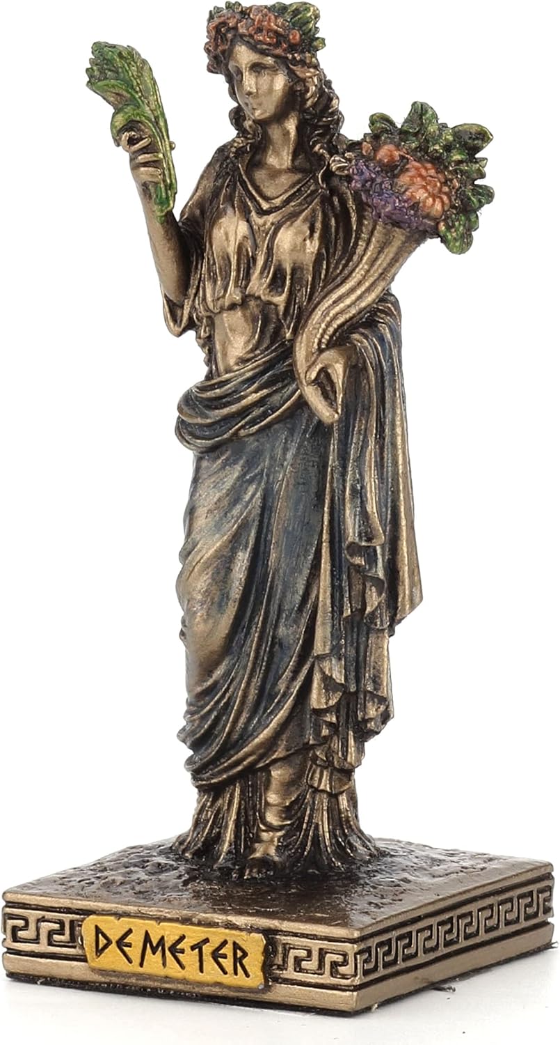 Veronese Design Griechische Götter Miniaturfigur (Demeter, Bronze) Demeter Bronze, Demeter Bronze