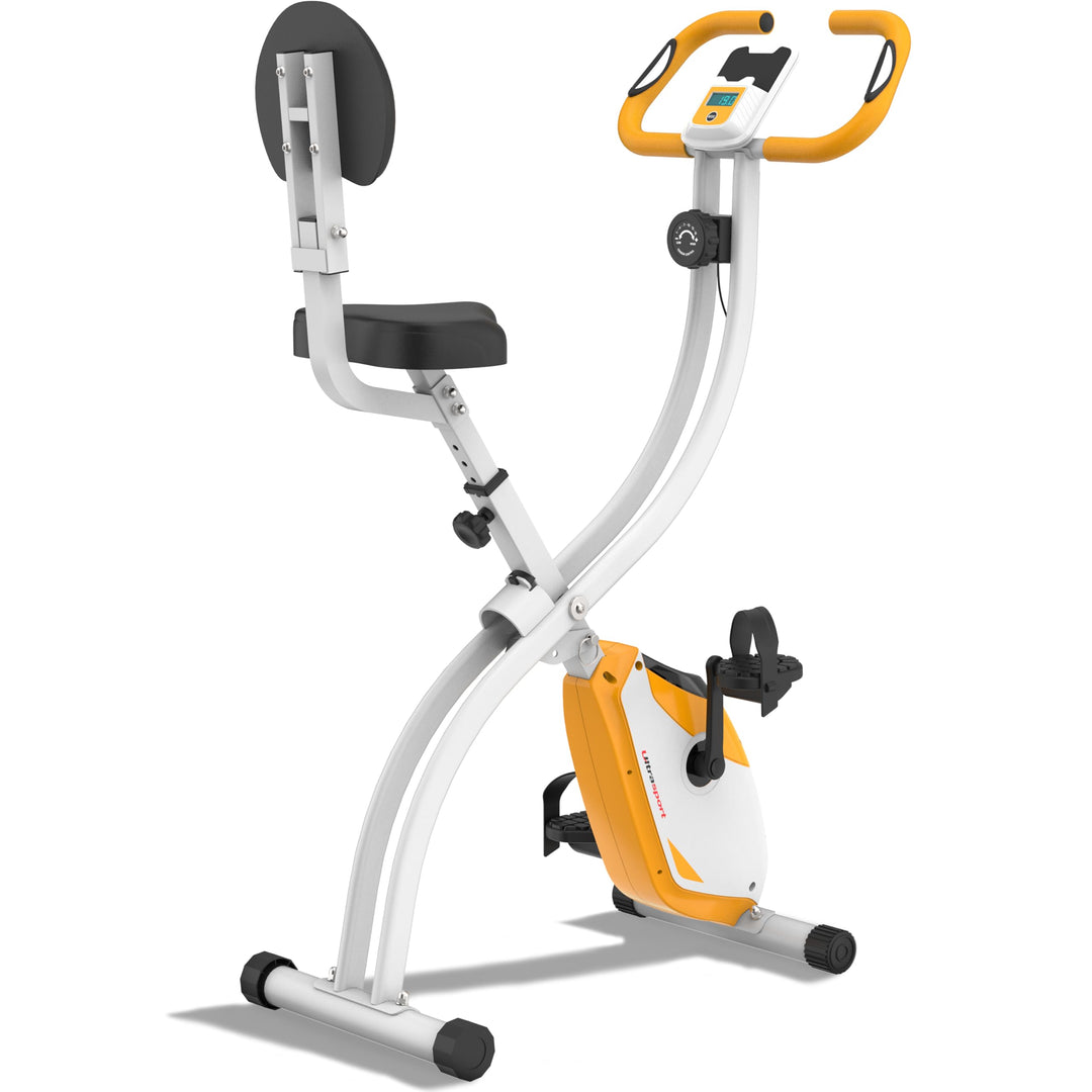 Ultrasport F-Bike, Faltbarer Heimtrainer, Hometrainer mit LCD Trainingscomputer,8 Widerstandstufen,