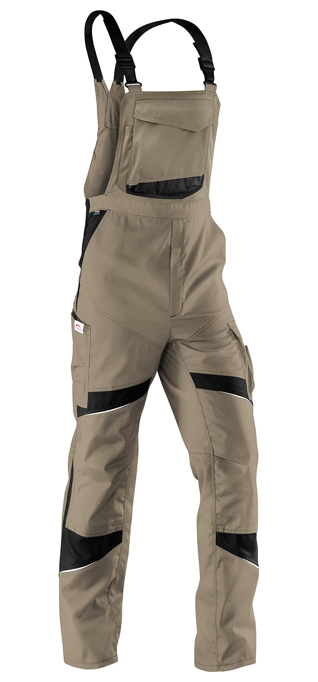 KÜBLER Workwear KÜBLER ACTIVIQ Arbeits-Latzhose sandbraun/schwarz Sandbraun/Schwarz 25