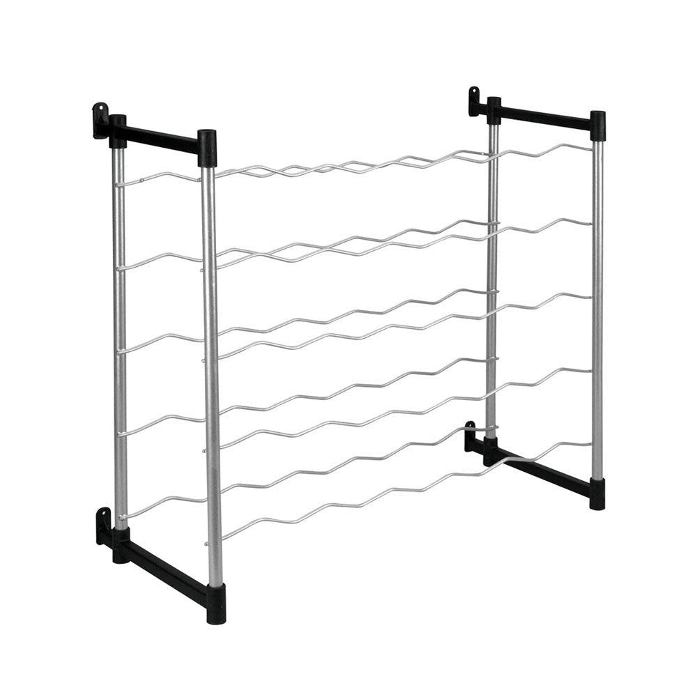 Metaltex 383730099 Flaschenregal für 30 Flaschen 58 x 26 x 53 cm Barolo, Für 30 Flaschen