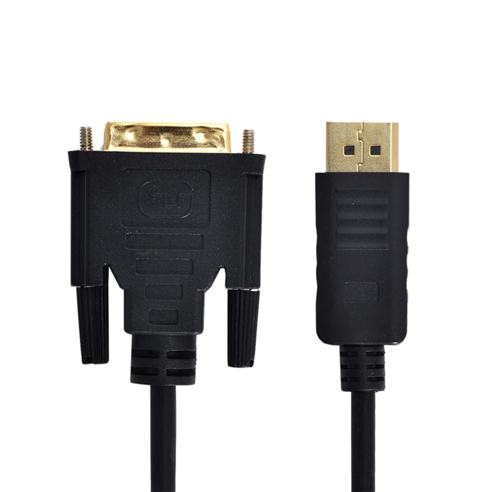 xiwai DP-Stecker-Quelle auf DVI-Stecker, DisplayPort Single-Link-Videokabel, für DVI-Monitor 1,8 m D