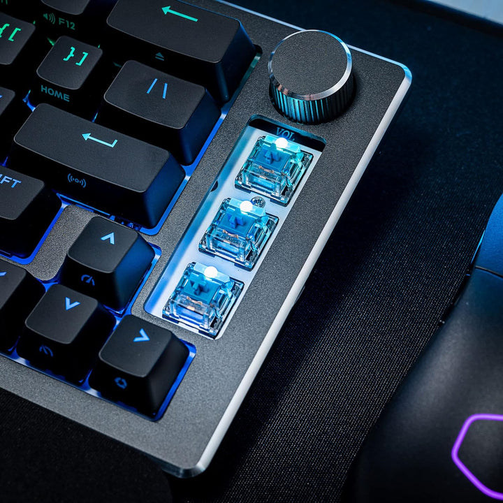 Cooler Master CK721 Mechanische Tastatur - Keyboard mit 65% Layout, TTC-Schalter, RGB-Beleuchtung pr