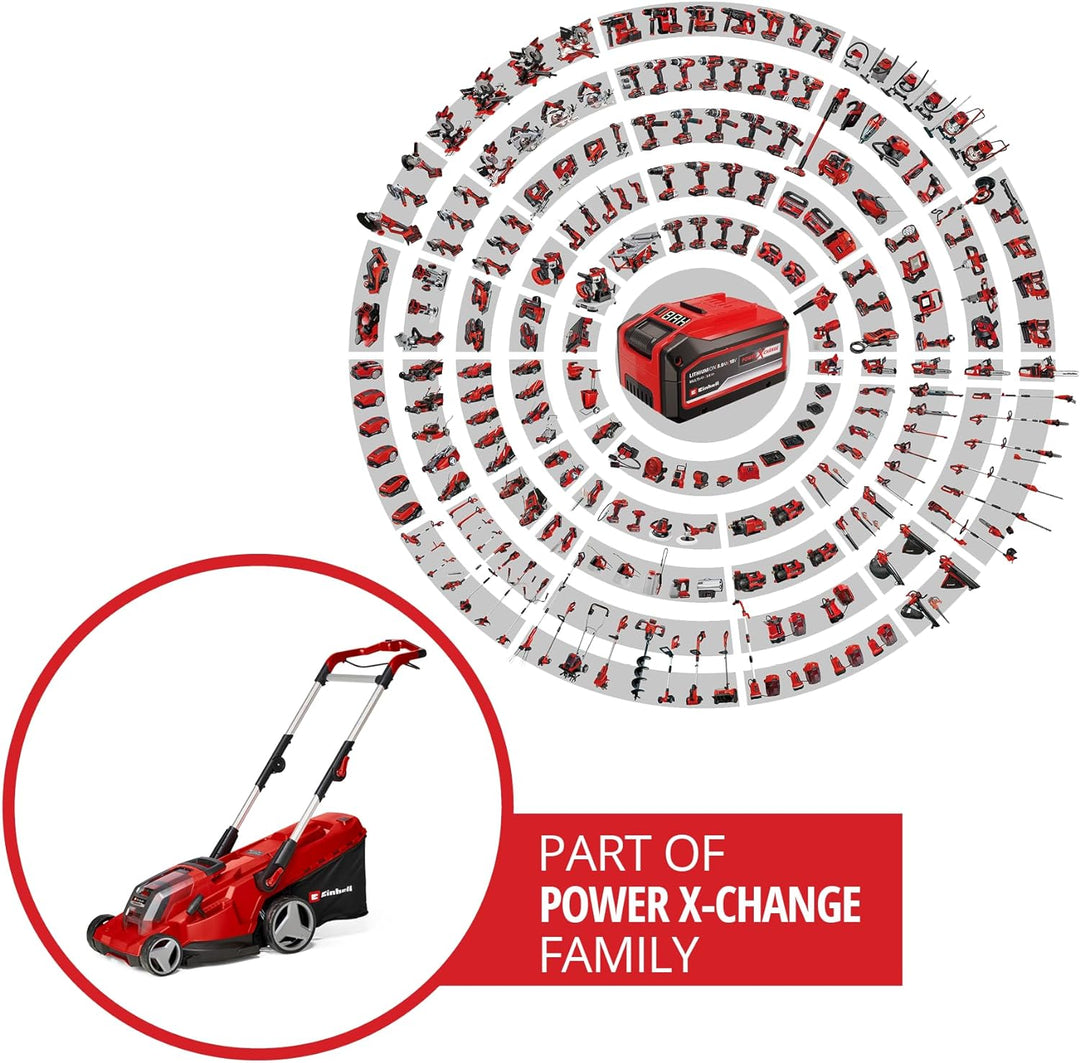 Einhell Professional Akku-Rasenmäher RASARRO 36/40 Kit Power X-Change (36V, 40 cm Schnittbreite, bis