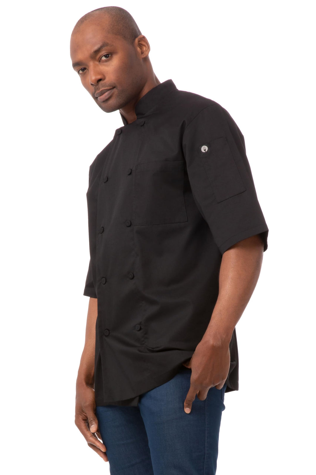 Chef Works JLCV-BLK Küchenjacke XL, XL