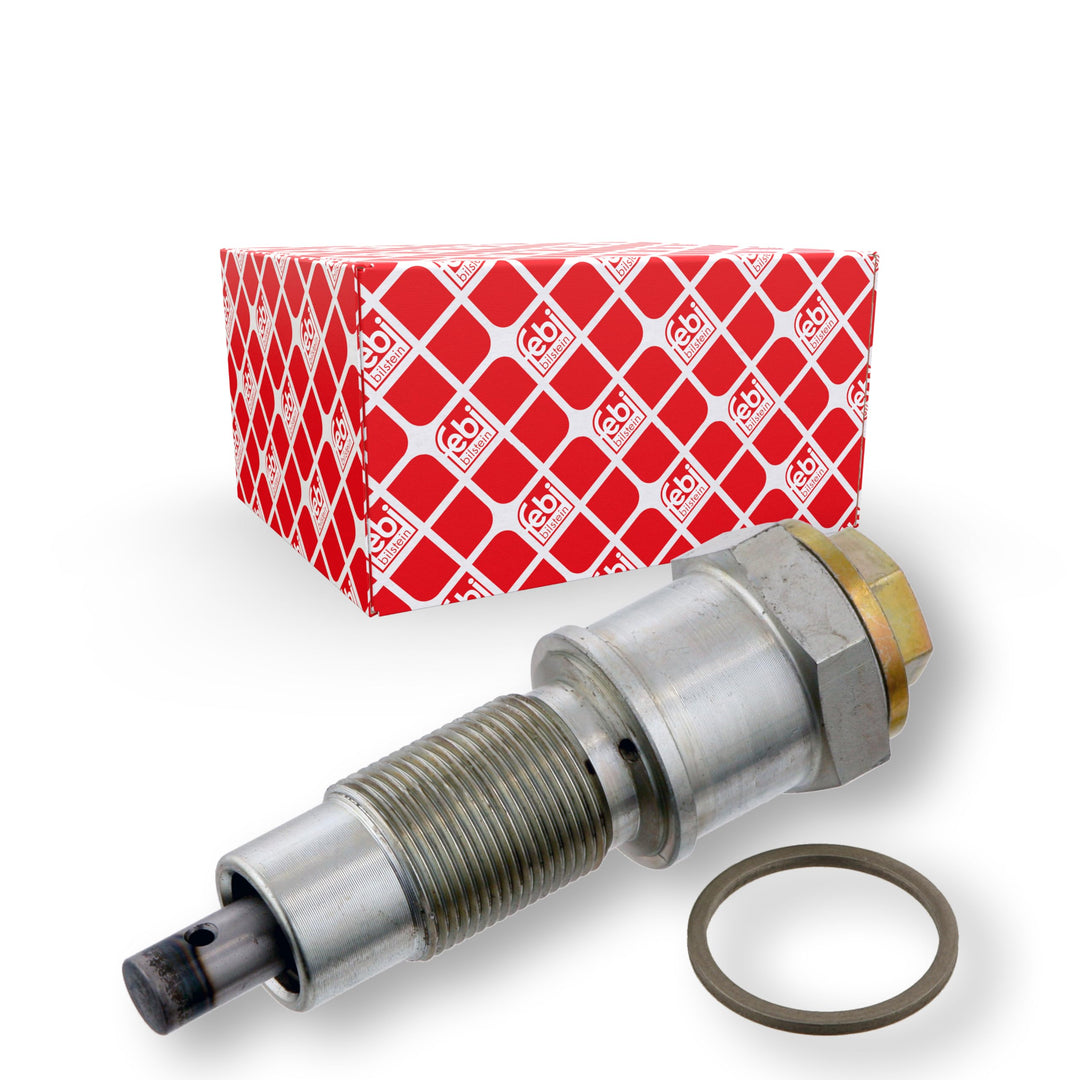 febi bilstein 02481 Kettenspanner für Steuerkette, mit Dichtring , 1 Stück