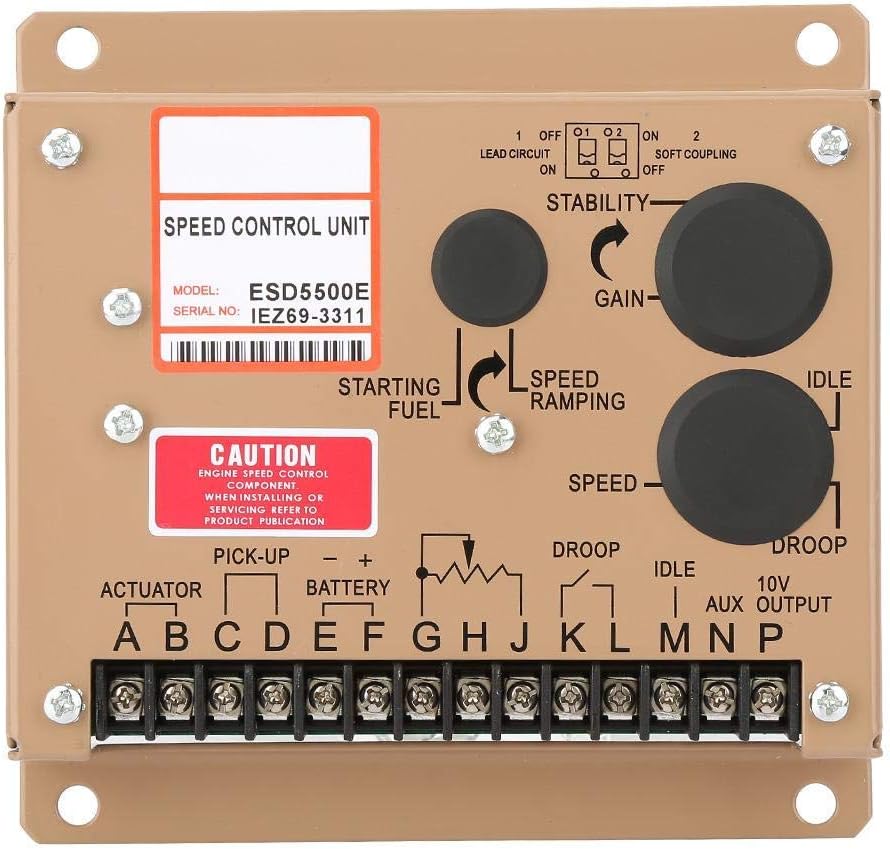 Motordrehzahlregler ESD5500E Elektronisches Motorregler-Generator-Bedienfeld, 1 kHz ~ 7,5 kHz